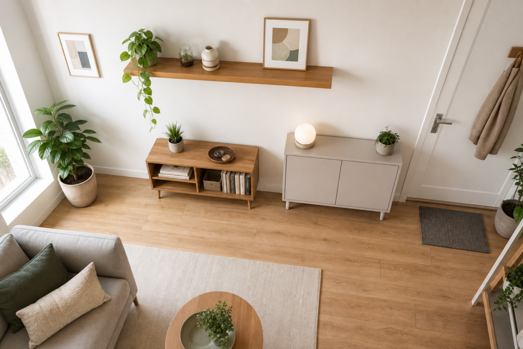 Étagère murale, meuble à poser ou caisson fermé : quel rangement choisir pour optimiser un petit espace ? — illustration 1