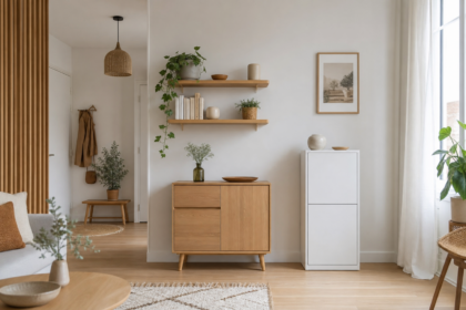 Étagère murale, meuble à poser ou caisson fermé : quel rangement choisir pour optimiser un petit espace ?