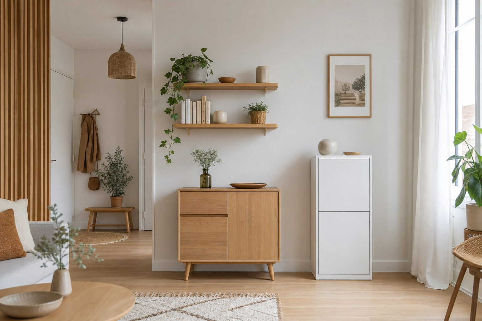 Étagère murale, meuble à poser ou caisson fermé : quel rangement choisir pour optimiser un petit espace ?