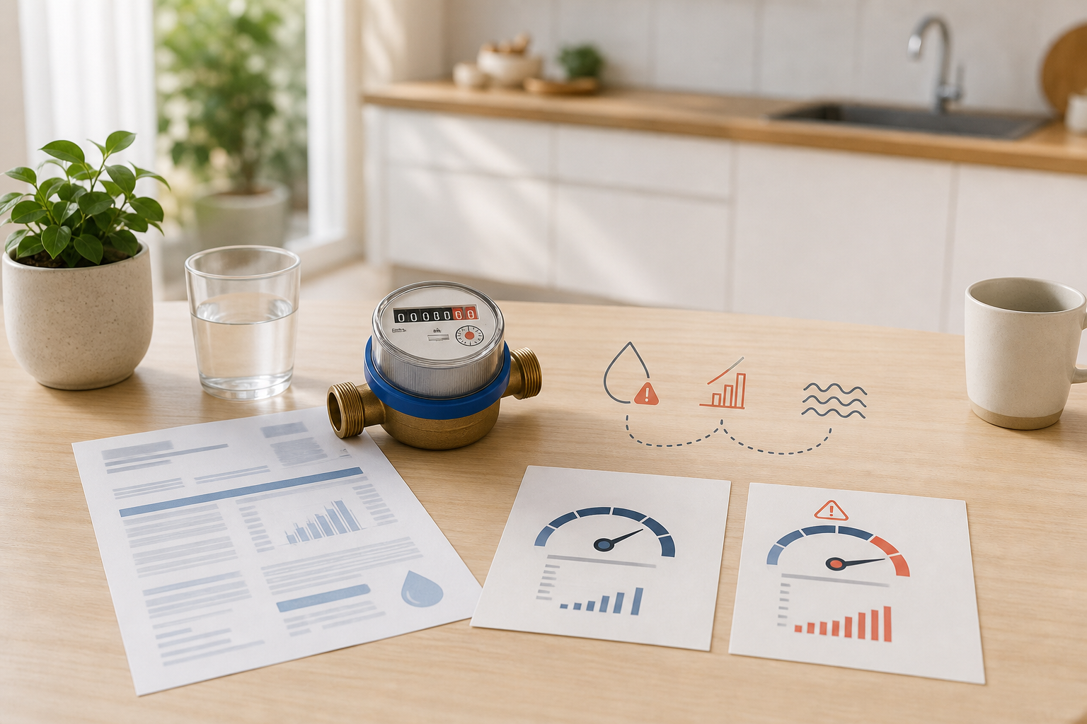 Facture d’eau : comment repérer une fuite après compteur grâce aux indices visibles sur la facture