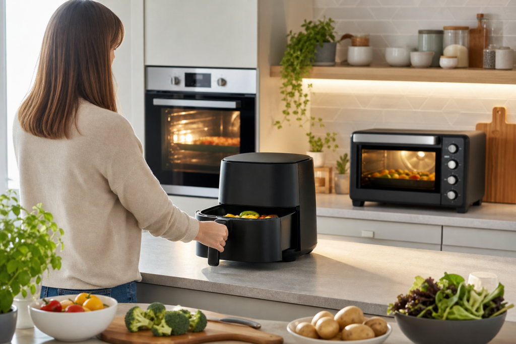 Friteuse à air, mini-four ou four traditionnel : quel appareil choisir selon votre cuisine et vos usages ? — illustration 1