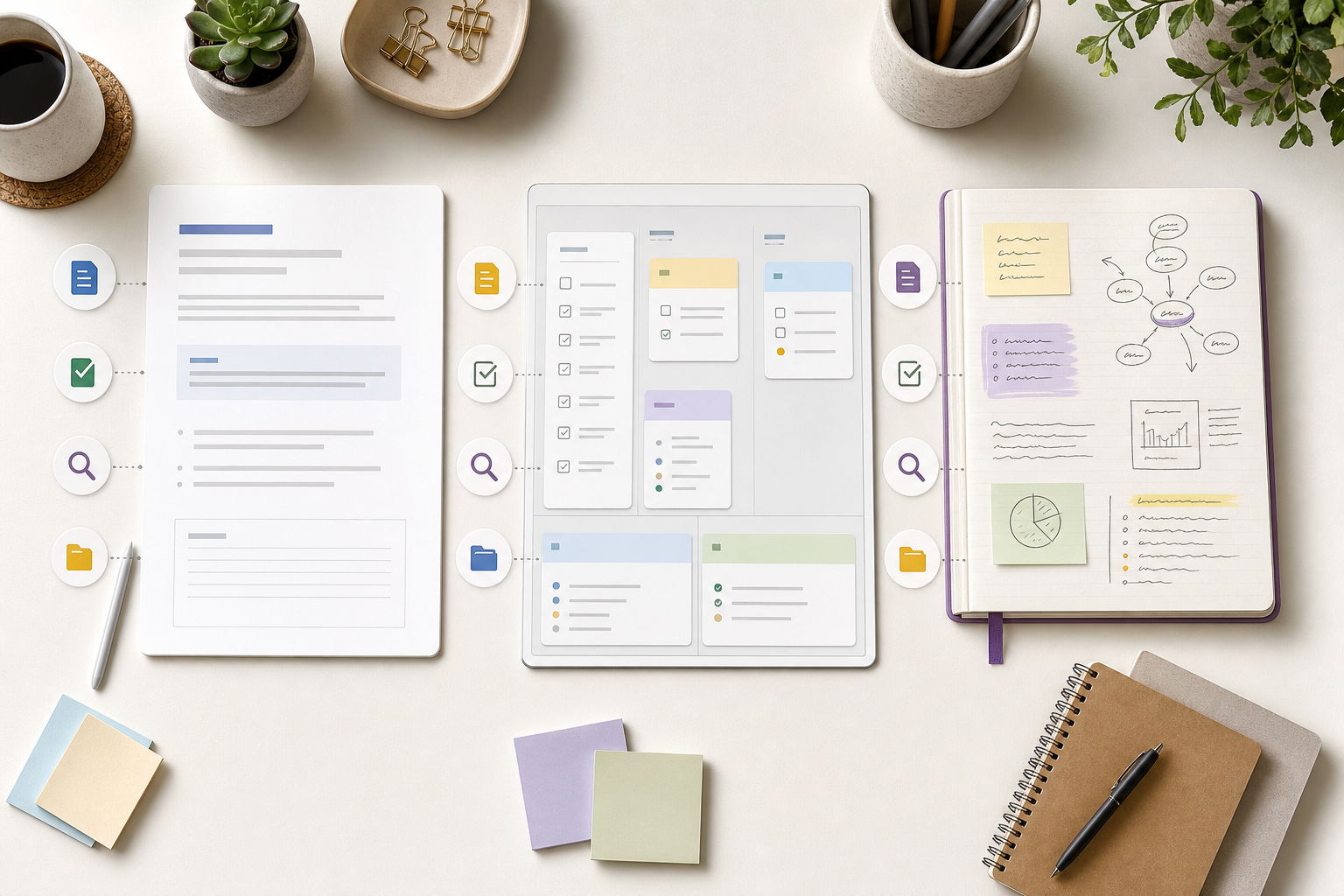 Google Docs, Notion ou OneNote : comment choisir l’outil le plus simple pour prendre ses notes de travail sans se disperser