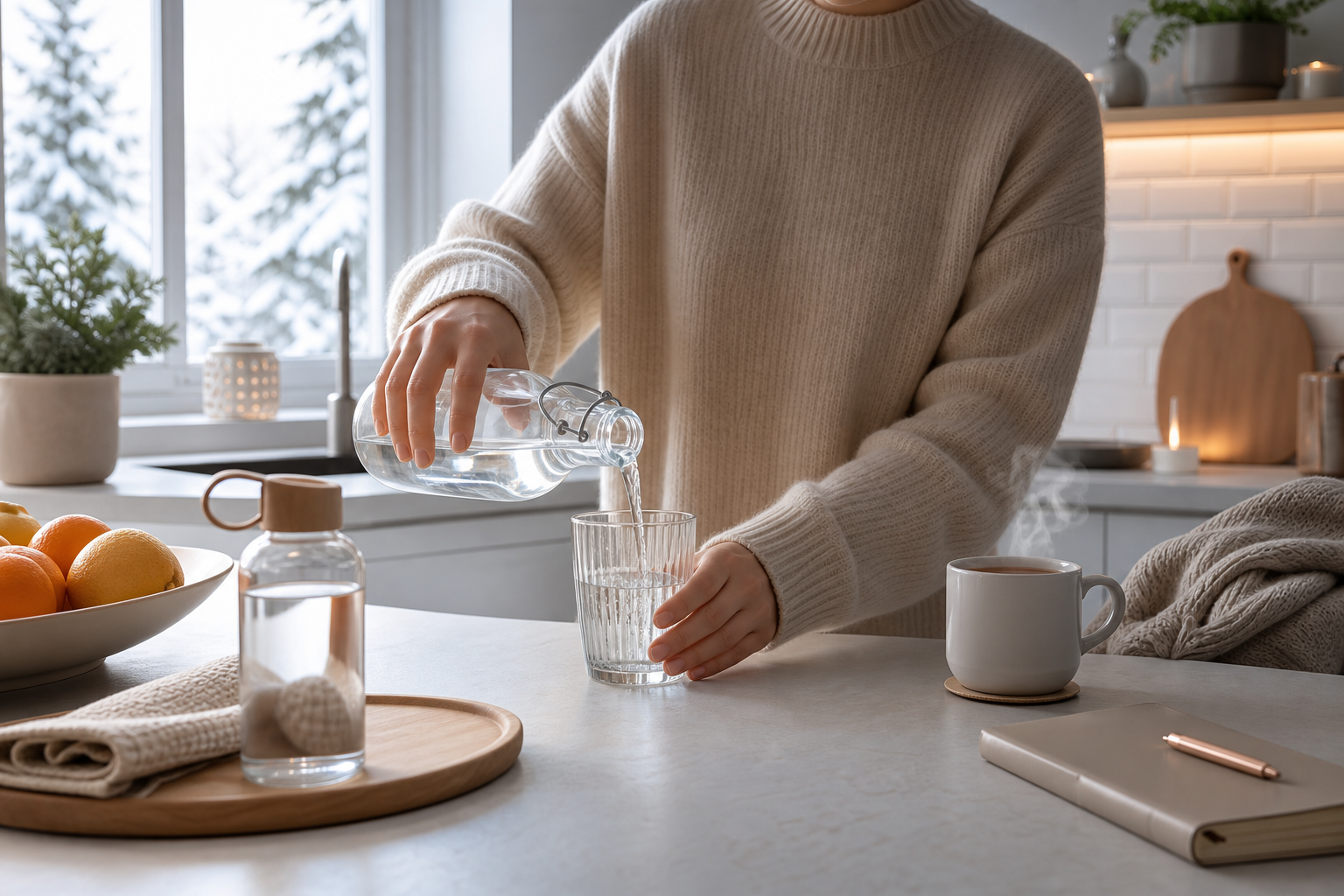 L’hydratation en hiver : comment boire suffisamment quand on n’a pas soif