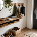 Organiser un coin départ de la maison pour éviter les oublis du matin