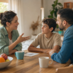 Parler d’un sujet sensible en famille sans mettre tout le monde sur la défensive : la méthode simple en 4 étapes