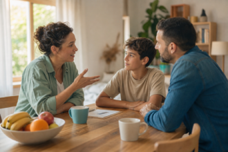 Parler d’un sujet sensible en famille sans mettre tout le monde sur la défensive : la méthode simple en 4 étapes