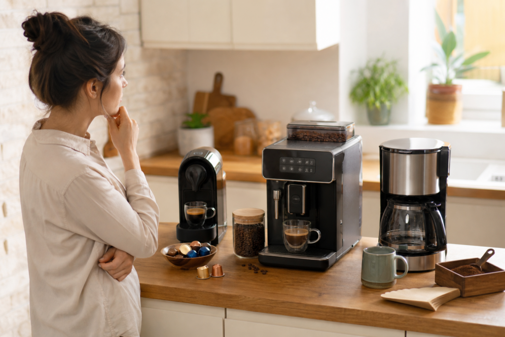 Quelle machine à café choisir selon votre budget et vos habitudes ? Comparatif pratique entre capsules, automatique et filtre — illustration 1
