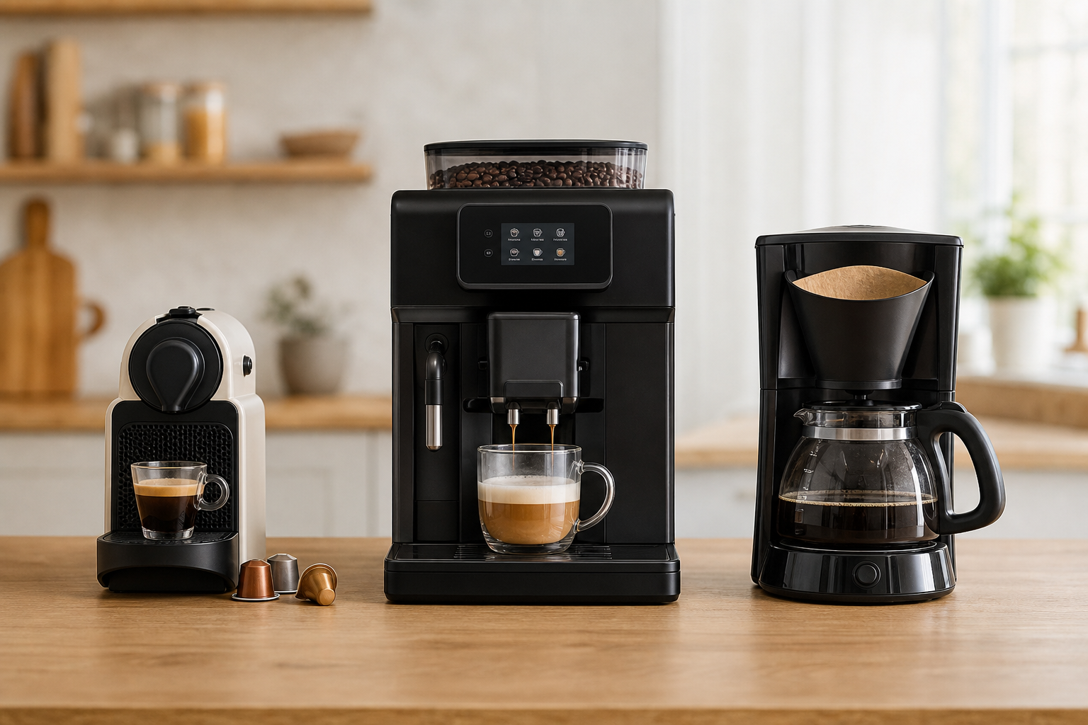 Quelle machine à café choisir selon votre budget et vos habitudes ? Comparatif pratique entre capsules, automatique et filtre