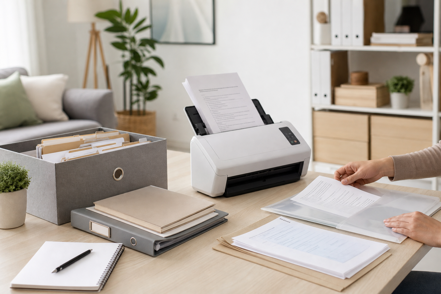 Scanner ses documents administratifs à la maison : la méthode simple pour les retrouver vite et éviter les piles de papier