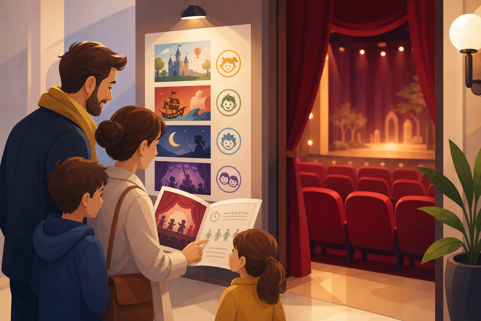 Sortie au théâtre en famille : comment choisir une pièce adaptée selon l’âge, le rythme et la durée
