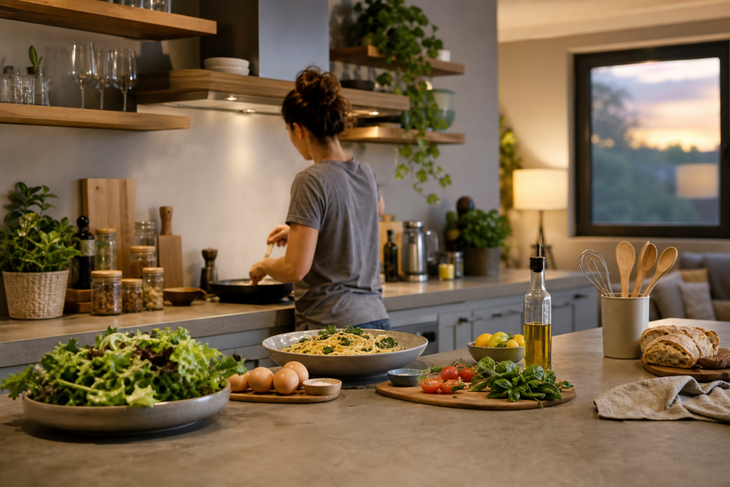 Stress des repas improvisés : comment préparer en 15 minutes une soirée simple sans se sentir débordé — illustration 1