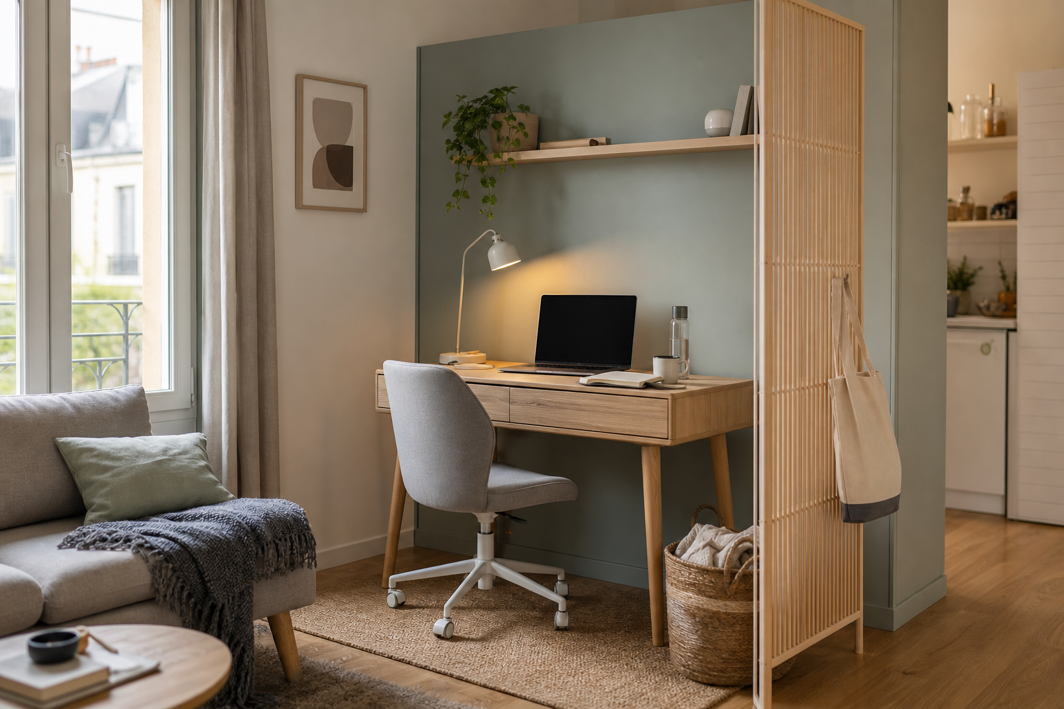 Télétravail à la maison : comment séparer vraiment espace pro et espace perso quand on manque de place