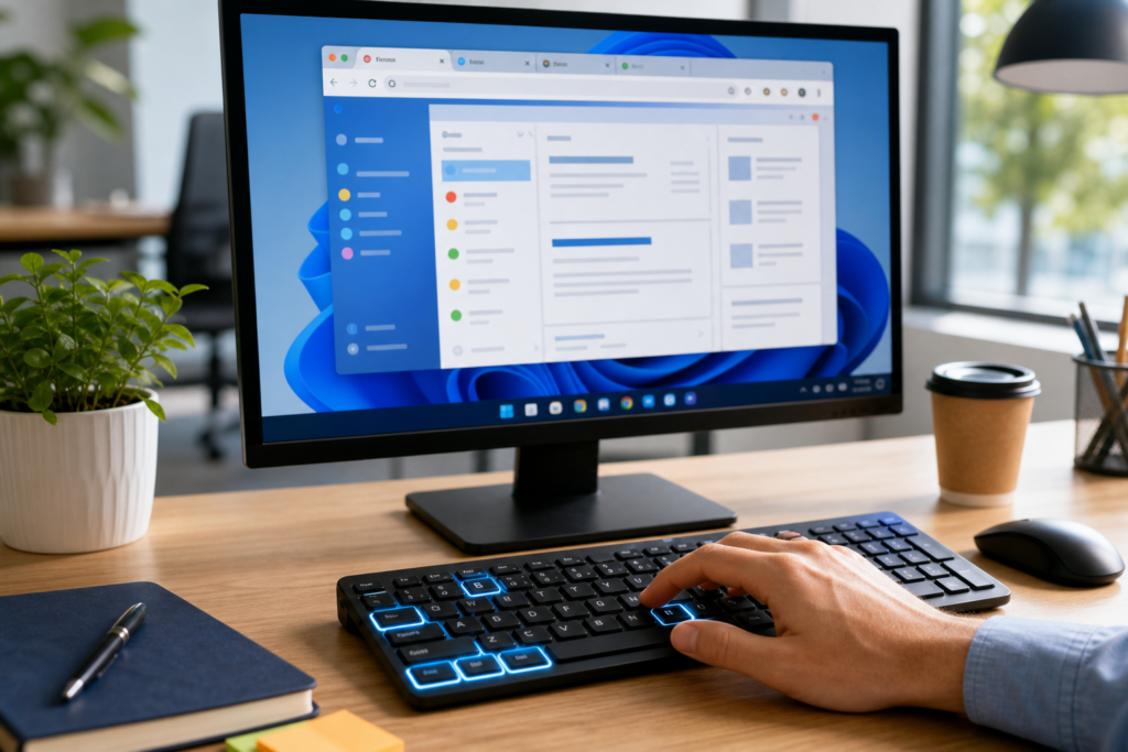 15 raccourcis clavier Windows et Google Chrome à retenir pour gagner du temps au travail — illustration 1
