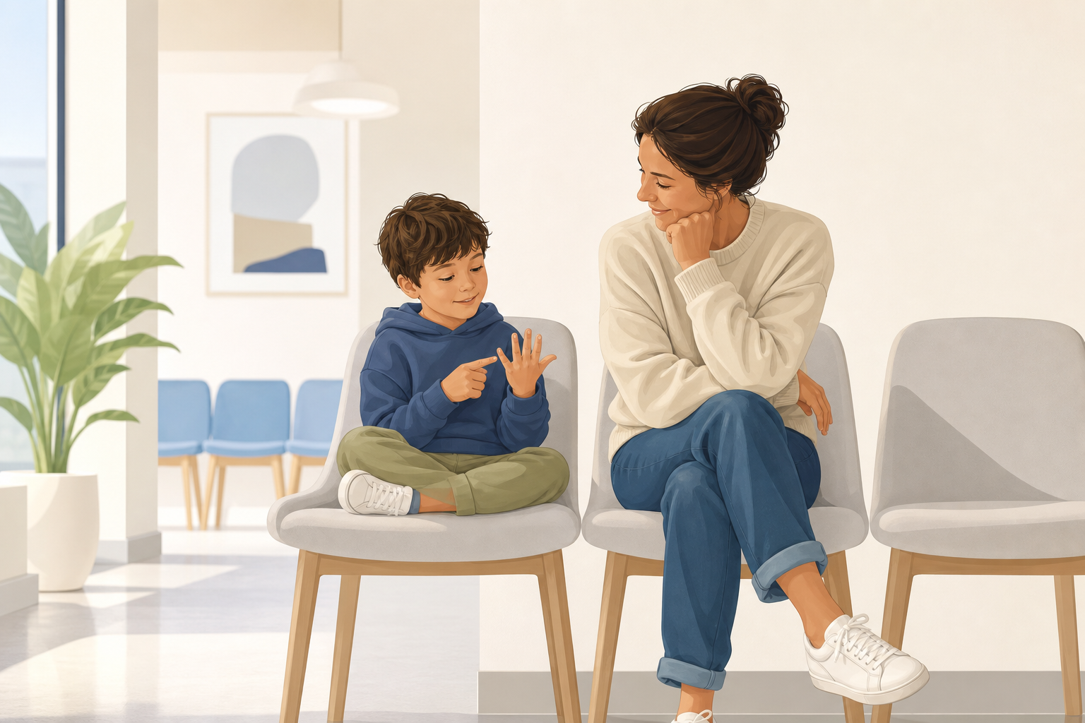 25 jeux calmes à proposer à un enfant dans une salle d’attente, sans écran ni matériel