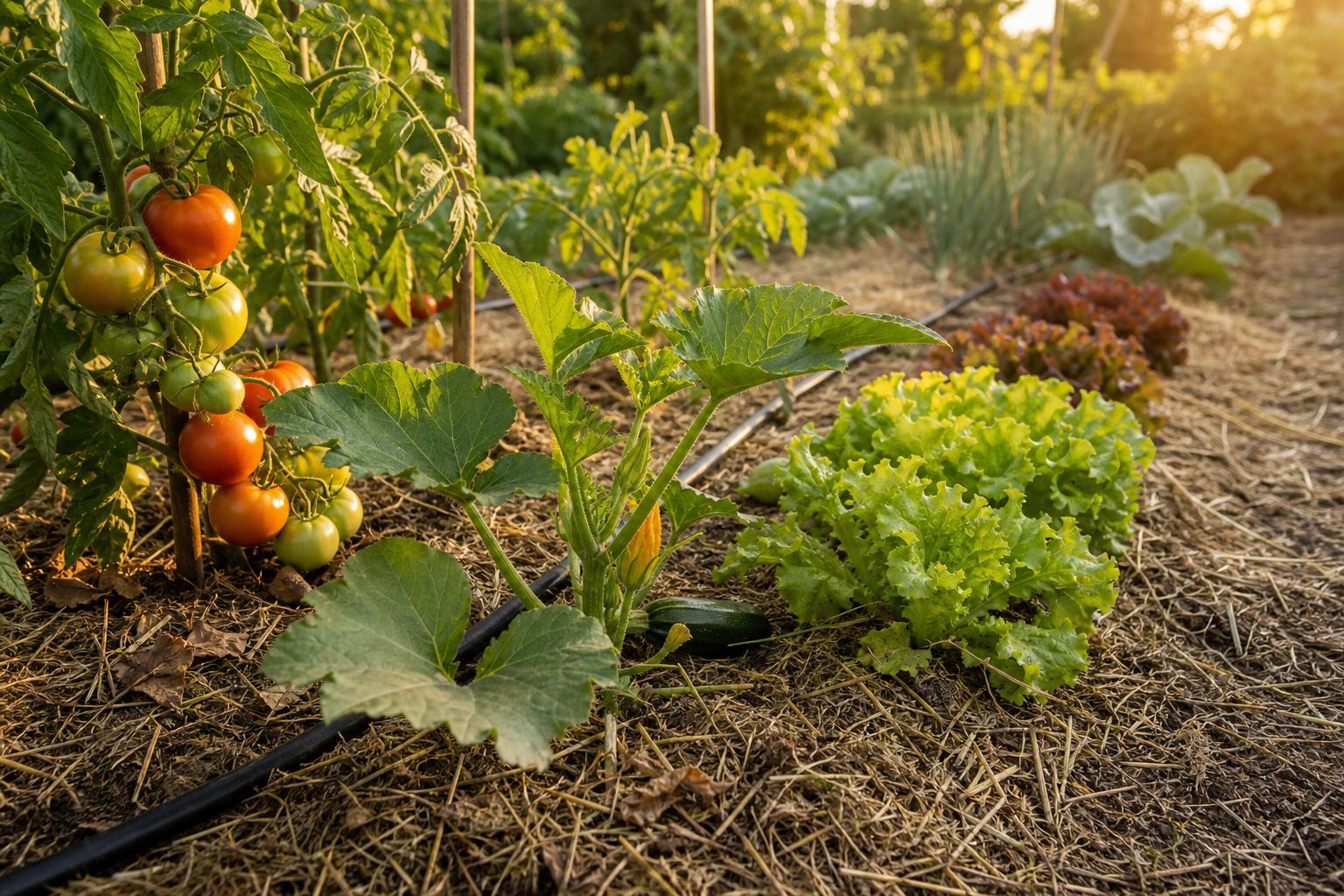 Arrosage au potager : comment arroser moins souvent sans stresser les légumes