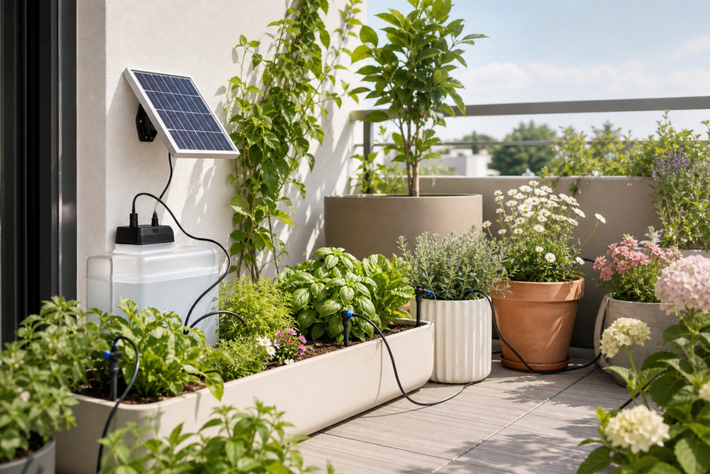Arrosage automatique solaire pour petit jardin, balcon ou terrasse : comment choisir et installer un kit sans se tromper — illustration 1