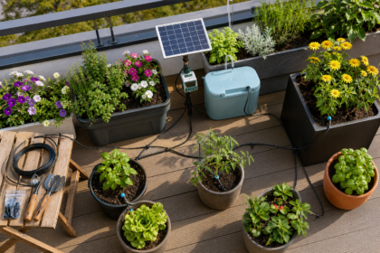 Arrosage automatique solaire pour petit jardin, balcon ou terrasse : comment choisir et installer un kit sans se tromper