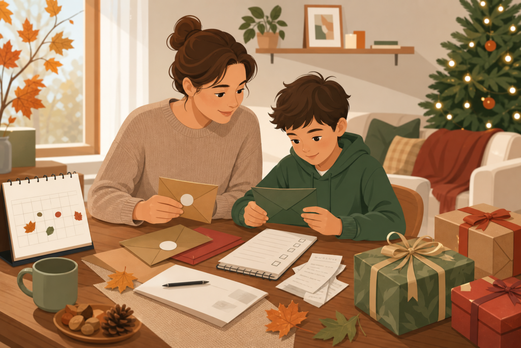 Budget familial Noël : comment préparer les dépenses de fin d’année dès l’automne sans serrer le mois de décembre — illustration 1