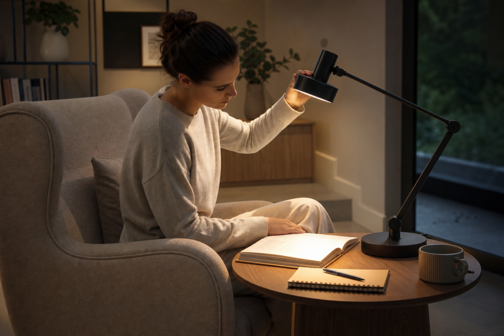 Checklist avant d’acheter une lampe de bureau : les points à vérifier pour un éclairage confortable, stable et adapté à votre usage — illustration 1