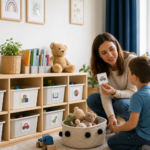 Comment aider un enfant à ranger sa chambre sans conflit : méthode simple, repères visuels et routine de 10 minutes
