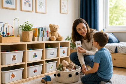 Comment aider un enfant à ranger sa chambre sans conflit : méthode simple, repères visuels et routine de 10 minutes