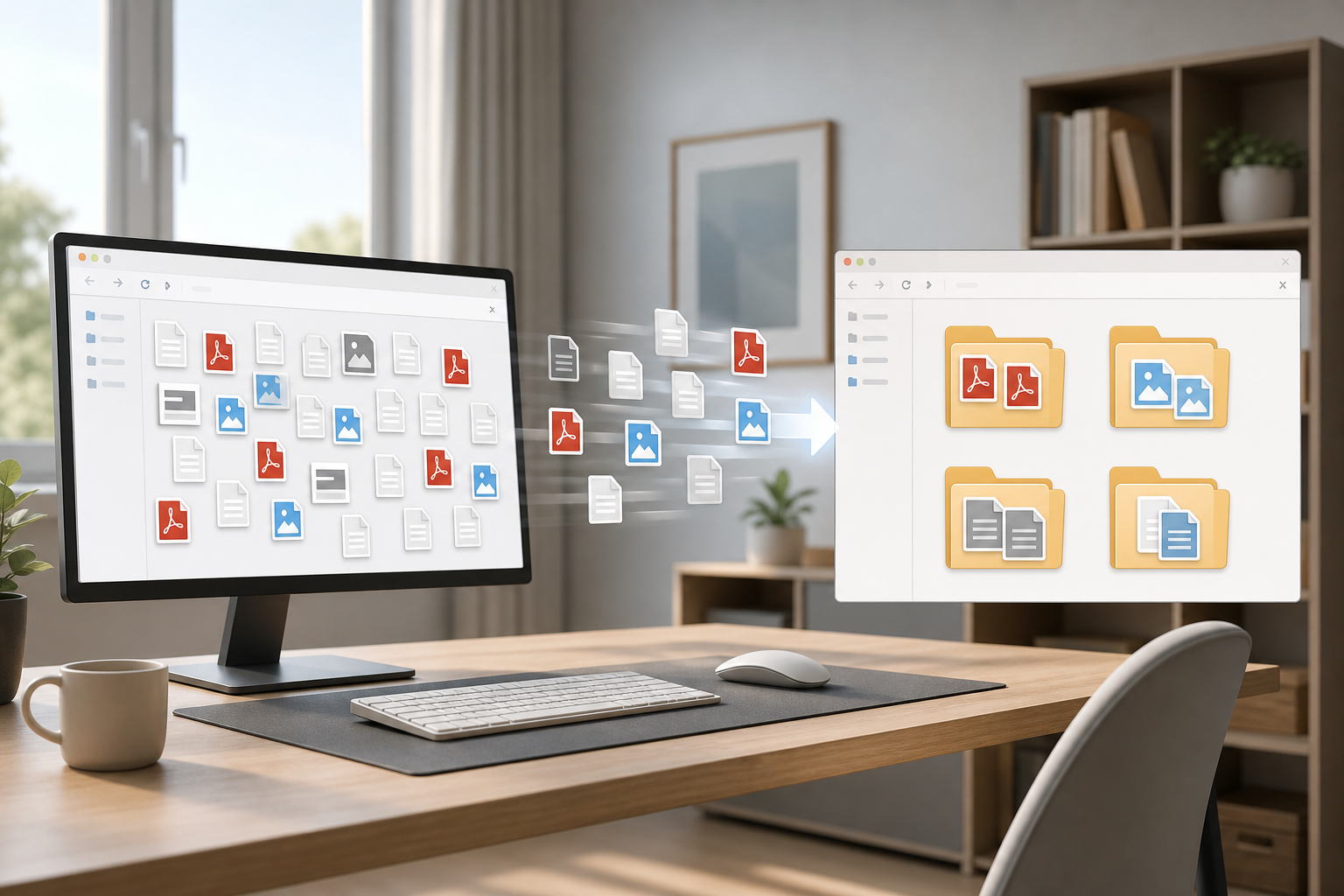 Comment automatiser le classement de ses téléchargements avec des outils simples comme le dossier surveillé, les règles de tri et les raccourcis
