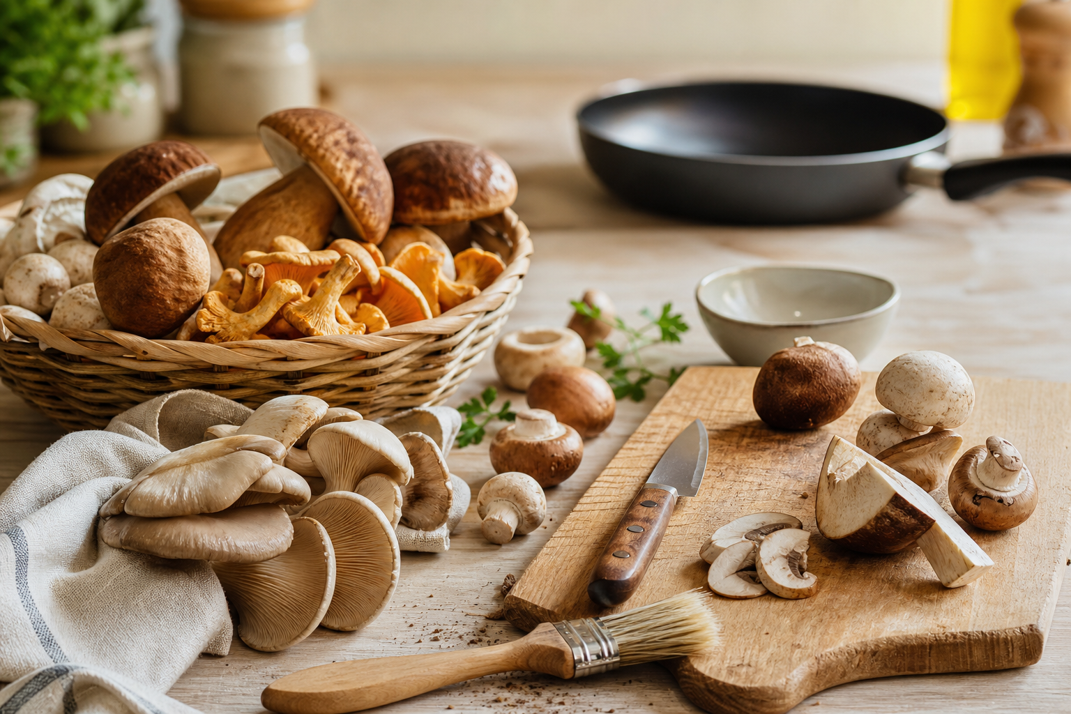Comment bien choisir, préparer et cuisiner les champignons de saison à l’automne sans les abîmer