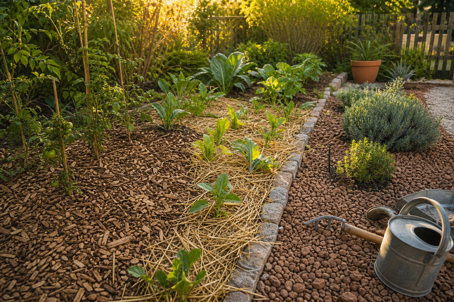 Comment choisir un paillage pour son jardin ou son potager selon le sol, la saison et les plantes