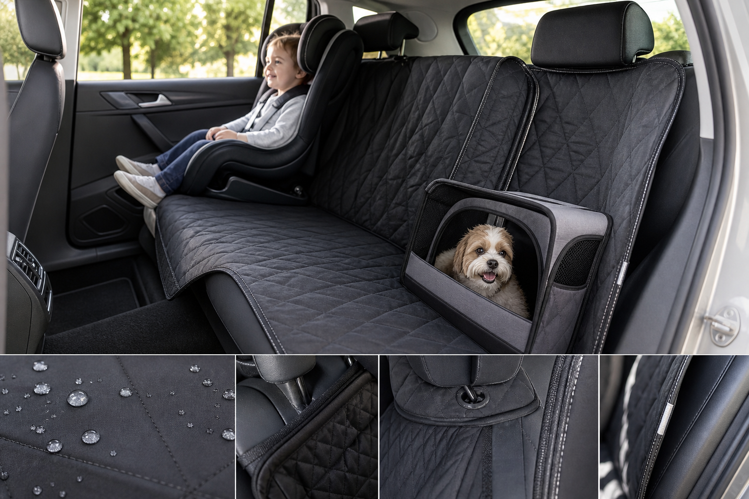 Comment choisir une housse de siège auto compatible avec des enfants, des animaux ou un usage intensif