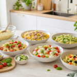 Comment composer 5 menus simples avec une base de pâtes froides pour des repas rapides et variés
