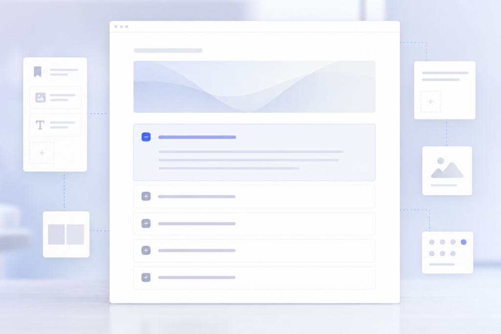 Comment créer une page FAQ WordPress utile pour le référencement sans surcharger le design — illustration 1