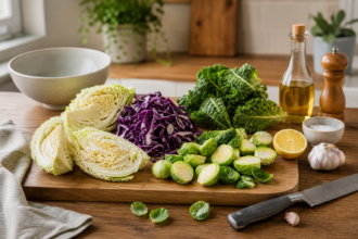 Comment cuisiner les choux d’hiver de saison sans amertume : chou vert, chou rouge, chou frisé et chou de Bruxelles