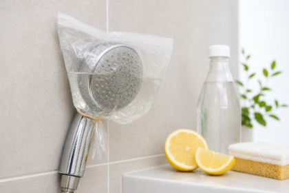 Comment détartrer un pommeau de douche très entartré sans le démonter : méthode au vinaigre, au citron ou avec un sachet trempé