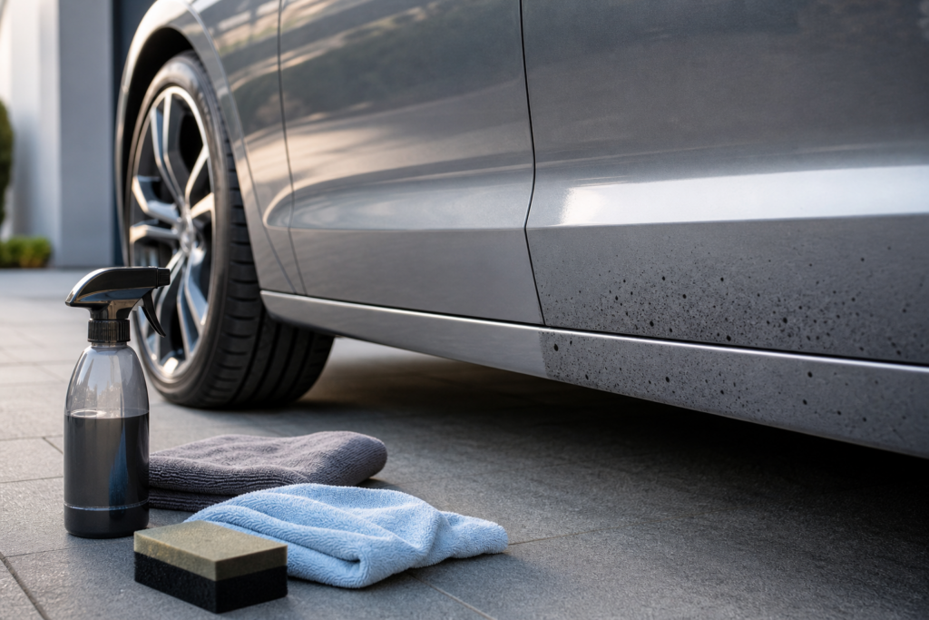 Comment enlever les taches de goudron sur la carrosserie sans abîmer la peinture — illustration 1