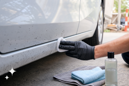 Comment enlever les taches de goudron sur la carrosserie sans abîmer la peinture