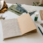 Comment fabriquer un carnet à couverture textile personnalisé avec de la récup : méthode simple pour débuter