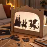 Comment fabriquer un mini-théâtre d’ombres à la maison avec du carton et une lampe