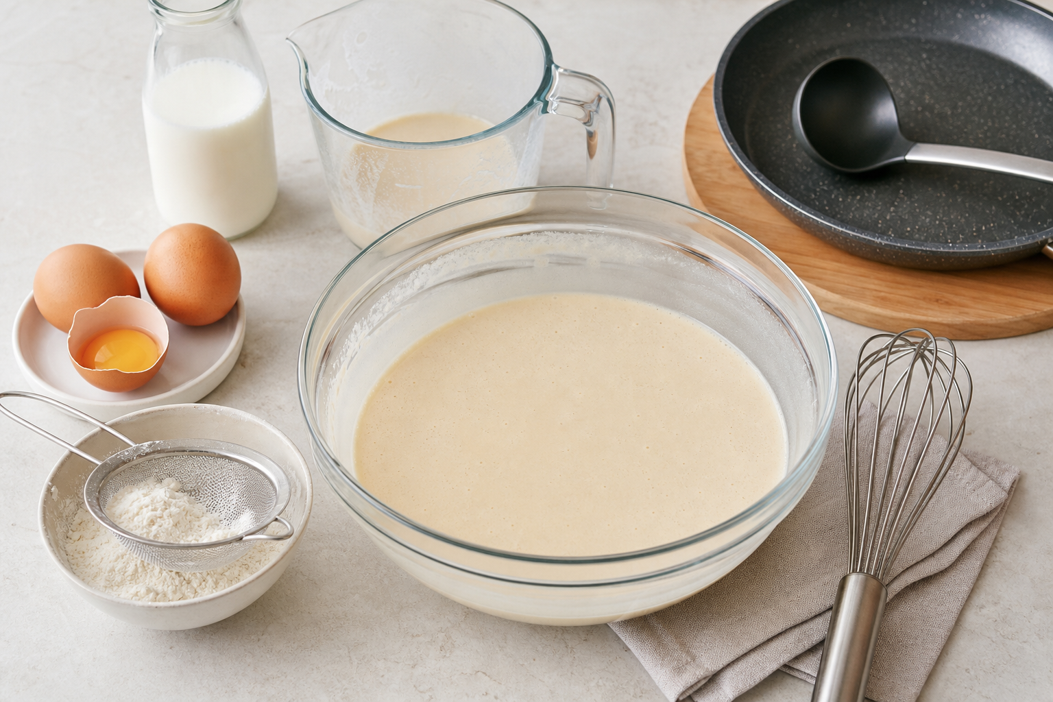 Comment faire une pâte à crêpes sans grumeaux : la méthode simple pour réussir la texture du premier coup