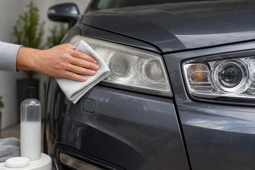 Comment nettoyer les phares de voiture ternis sans les poncer : méthodes simples, erreurs à éviter et entretien pour garder une bonne visibilité — illustration 1