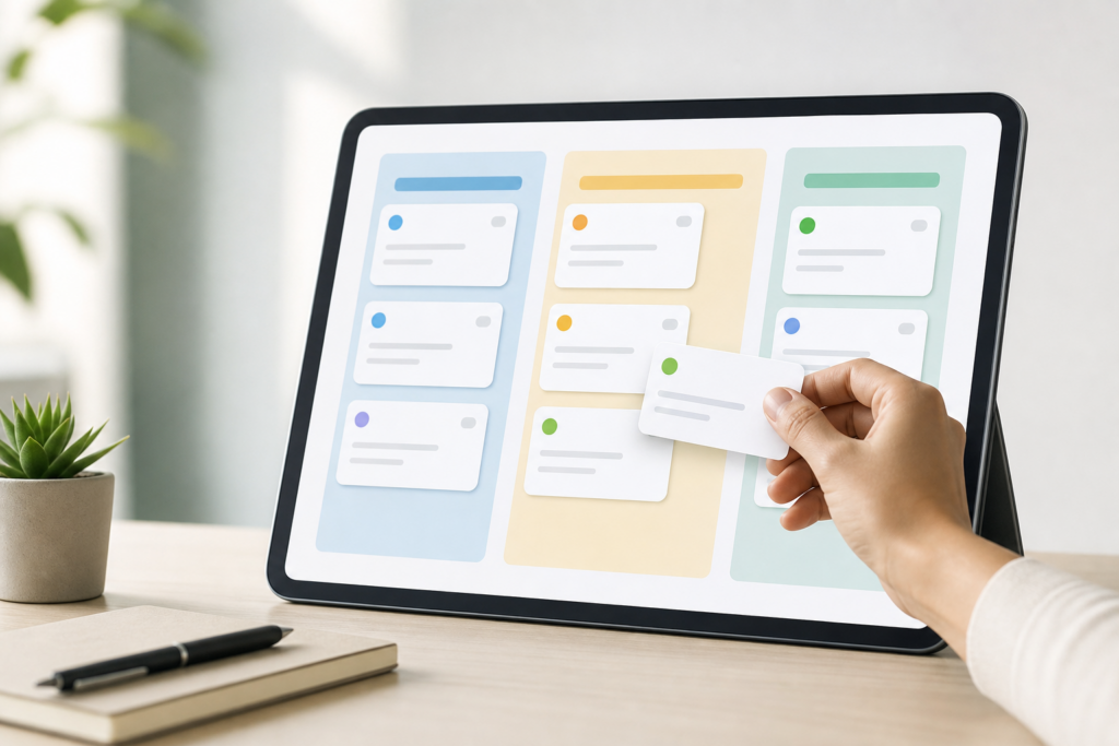 Comment organiser un tableau Kanban personnel pour suivre ses tâches sans se disperser — illustration 1