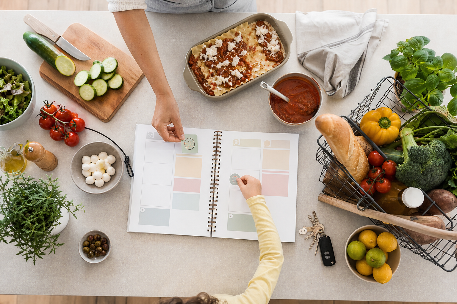 Comment organiser une liste familiale unique pour centraliser courses, rendez-vous, repas et oublis du quotidien