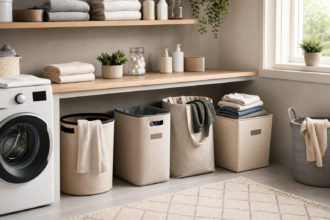 Comment organiser une zone de tri du linge sale à la maison pour gagner du temps chaque semaine