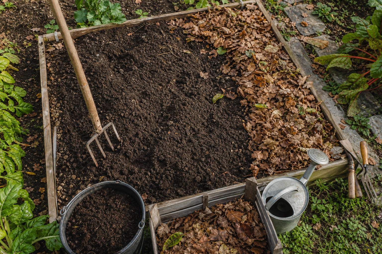 Comment préparer le sol du potager à l’automne pour un bon démarrage au printemps