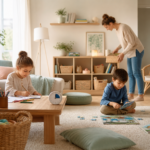 Comment préparer un après-midi calme à la maison avec des enfants sans s’ennuyer : activités courtes, transitions simples et ambiance sereine