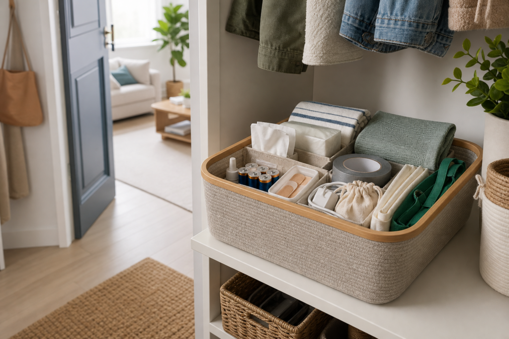 Comment préparer un panier d’urgence du quotidien pour la maison : quoi mettre dedans et où le ranger — illustration 1