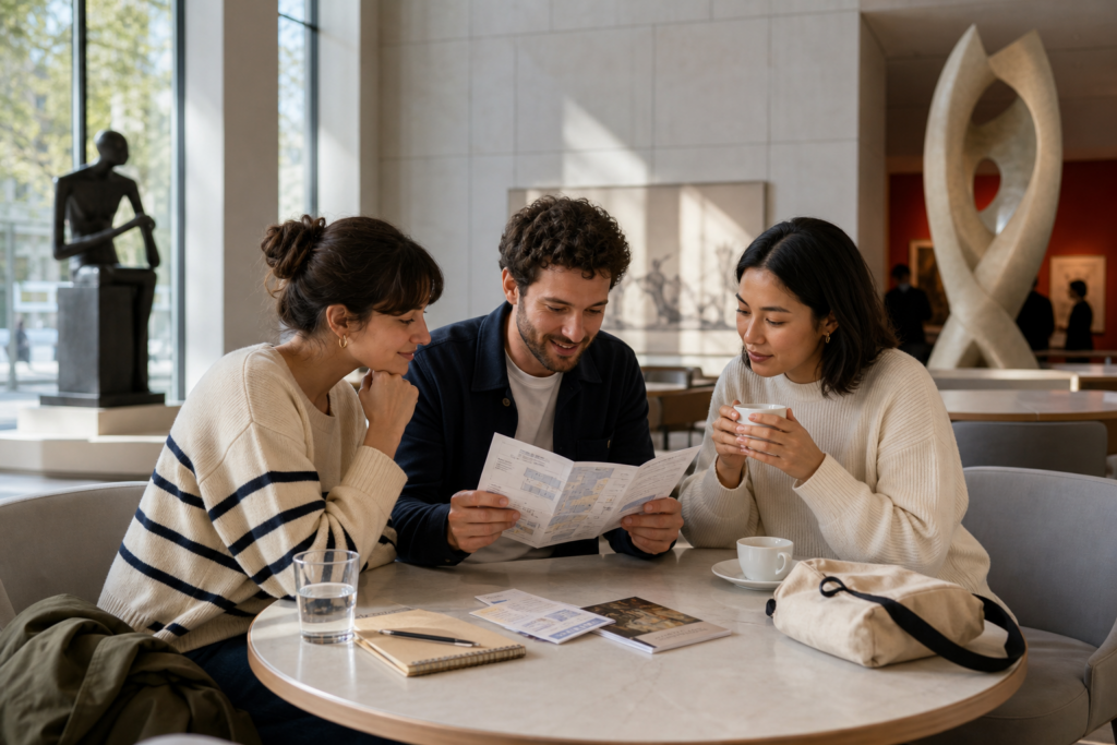 Comment préparer un week-end de visite de musée sans fatigue : itinéraire, billets, pauses et bons réflexes — illustration 1