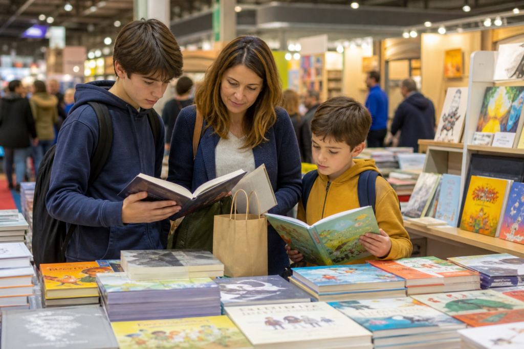 Comment préparer une visite de salon du livre en famille sans se perdre ni repartir les mains vides — illustration 1