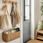 Comment ranger les sacs réutilisables, tote bags et cabas pour les retrouver vite sans encombrer l’entrée
