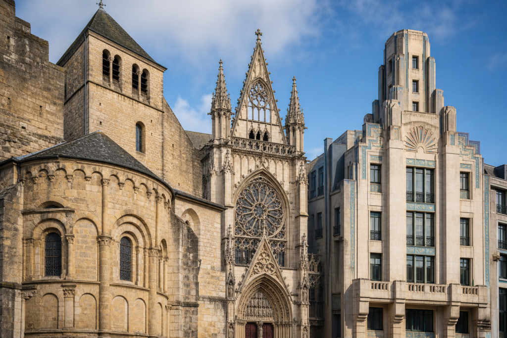 Comment reconnaître les grands styles architecturaux en un coup d’œil : roman, gothique, baroque, classique et art déco expliqués simplement — illustration 1