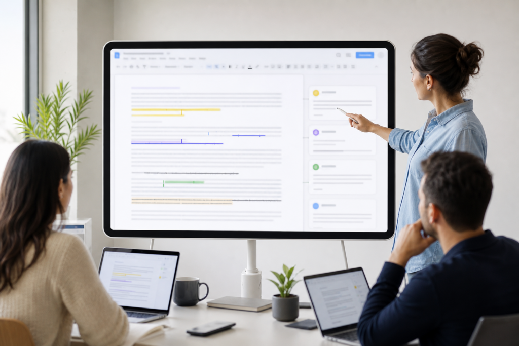 Comment utiliser les commentaires et suggestions dans Google Docs pour relire un document à plusieurs sans envoyer dix versions par e-mail — illustration 1